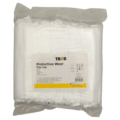 Thor Cliphauben ø 53 cm Weiß, 100 Stück