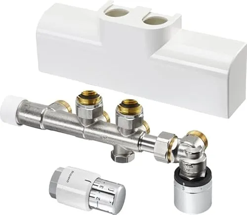 Oventrop Set Multiblock T-RTL Rücklauftemperaturbegrenzer - Expansionsventile für Badheizkörper, sorgt für optimale Temperaturregelung und Energieeinsparung in Ihrem Zuhause.
