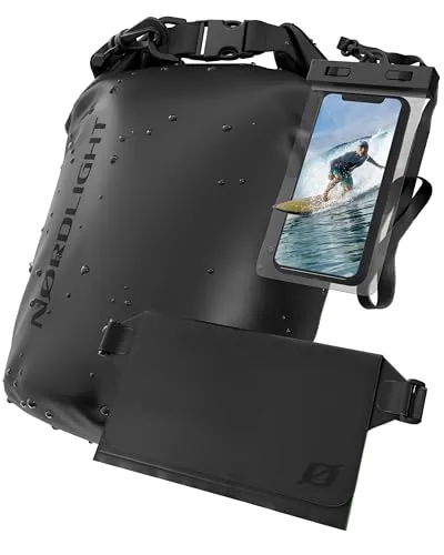 Nordlight wasserdichte Tasche 3er Set (Schwarz)