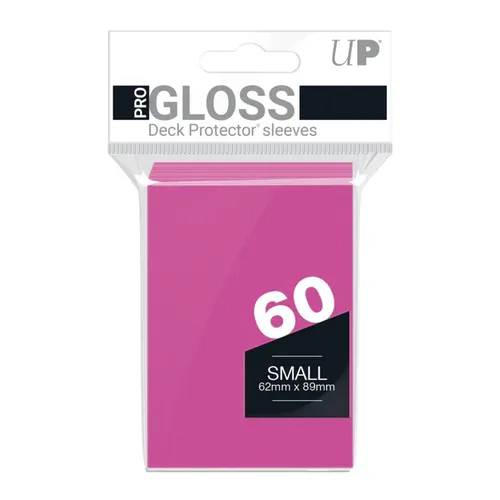 Ultra Pro Gloss Small Deck Protector Sleeves (60) Bright Pink