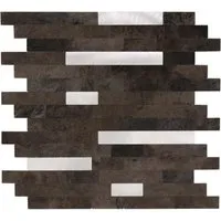 Dalsys Selbstklebende Fliesen Dunkelbraun Silber 1m² - Dalsys Wandverkleidung - Stilvoll und praktisch! Die selbstklebenden Fliesen sind wasser- und ölbeständig, ideal für Küche und Bad. Einfach anzubringen, pflegeleicht und erhältlich in verschiedenen Farben für individuelle Gestaltung.