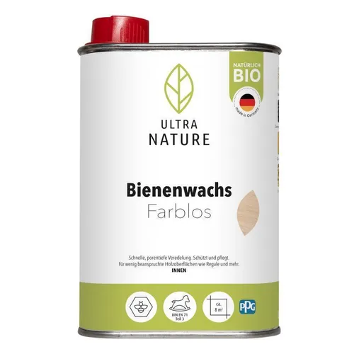 Ultra Nature Bienenwachs 0,25L Farblos für wenig beanspruchte Oberflächen Innen