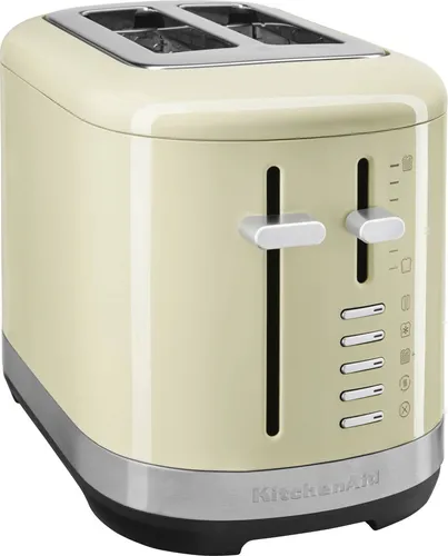 KitchenAid Toaster 5KMT2109EAC - Creme, manuelle Bedienung mit extrabreiten Schlitzen und 7-stufigem Bräunungsgrad für perfekte Toast-Ergebnisse