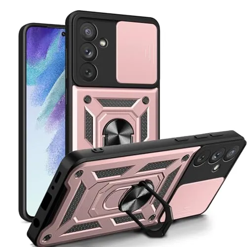 betterfon Handyhülle für Samsung Galaxy A54 5G | Stoßfest & Kratzfest | Mit Kameraschutz, Anti-Fingerabdruck & robustem Panzerschutz-Design | Rosegold