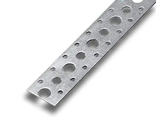 K-TECH-PRO Lochband Montagelochband Montageband Nagelband 17mm 10m auf Rolle Länge 10 m