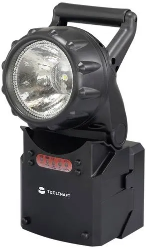 TOOLCRAFT SMD LED Akku-Handscheinwerfer 160lm - Taschenlampen mit 160 Lumen, schwenkbarem Kopf und Notlichtfunktion für zuverlässige Beleuchtung in Notsituationen und Outdoor-Abenteuern.