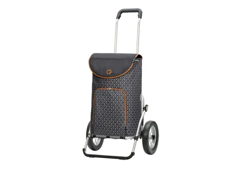 Andersen Einkaufstrolley Royal Shopper Famke anthrazit, Thermofach 16 Liter, klappbar, belastbar bis 50kg, wasserabweisend