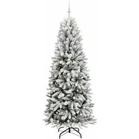 vidaXL Künstlicher Weihnachtsbaum mit 300 LEDs in Weiß – 210 cm - Moderne Eleganz für deine Festtagsdeko: Dieser künstliche Weihnachtsbaum überzeugt mit 300 warmweißen LEDs, ideal für stimmungsvolle Wohnzimmer und Terrassen. Pflegeleicht und robust, sorgt er jahrelang für festliche Atmosphäre.