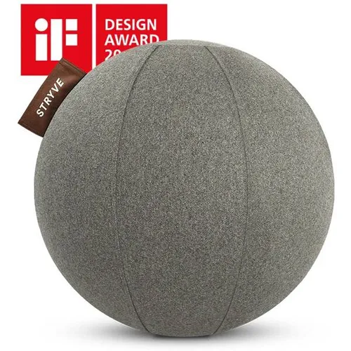 STRYVE Balancegerät Active Ball Wollfilz Grau 70cm von STRYVE