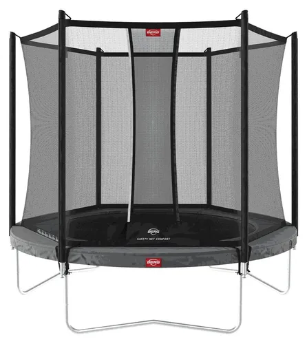 BERG Trampolin 270 cm grau mit Sicherheitsnetz Comfort von BERG