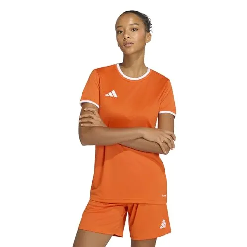 adidas Damen Fußballtrikot Entrada 26 Jersey orange S (34/36) - Stylisches Fußballtrikot für Damen in Team Orange, ideal für sportliche Aktivitäten. Hergestellt aus atmungsaktivem Material für optimalen Tragekomfort und Bewegungsfreiheit.