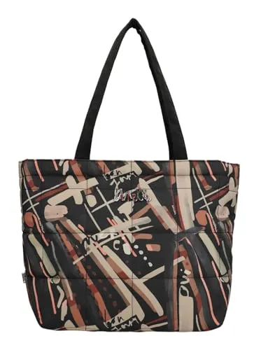 Anekke Mademoiselle Shopper - Stylischer und geräumiger Shopper, ideal für Einkäufe oder Reisen, mit praktischem Zipper und großem Hauptfach für DIN A4-Unterlagen.