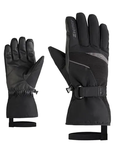 Ziener Herren GALERIUS-Z Ski-Handschuhe - Wasserdicht & Atmungsaktiv - Hochwertige Ski-Handschuhe mit GORE-TEX-Membran für besten Wetterschutz. Lange Stulpe und praktische Handschuh-Leash sorgen für Komfort und Sicherheit beim Wintersport.