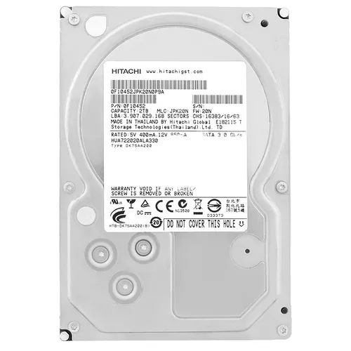Produktbild Hitachi 2TB Festplatte HUA722020ALA330