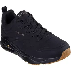 Skechers Mens Sport Casual Tres-Air Uno - Casairal Sneakers Men 183090 BBK - Sneaker für Herren mit Skechers Air-Cooled Memory Foam Innensohle und sichtbarer Luftkissendämpfung für optimalen Komfort und Style.