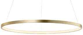 LeuchtenDirekt LED Pendelleuchte, 28,5 Watt, gold - Elegante LED Pendelleuchte in Gold, ideal für stimmungsvolle Beleuchtung mit 3277lm bei 3000K, perfekt für Wohnräume und Büros.