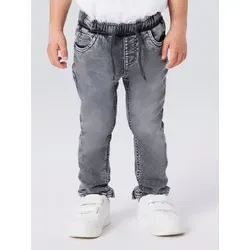 NAME IT Jungen Nmmryan Slim SWE Jeans 2472-Th Noos, Grey Denim, 98 cm - Stylische Jeans für Kleinkinder, ideal für den Alltag. Mit verstellbarem Bund und elastischem Taillenbereich für perfekten Sitz und Komfort.
