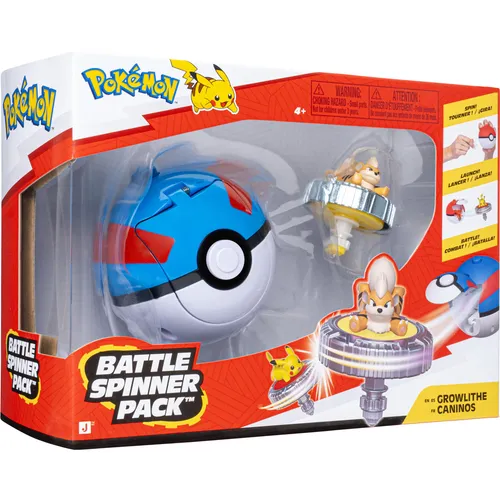 Pokémon Battle Spinner Growlithe mit Great Ball (PKW4937) von The Pokémon Company