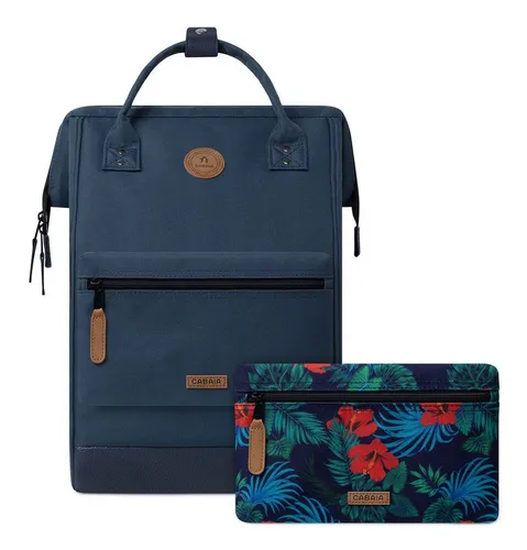 Cabaia Adventurer L Reykjavik Rucksack - Vielseitiger Rucksack mit 26L Volumen, gepolstertem Laptopfach und austauschbaren Vordertaschen für individuellen Style. Ideal für Arbeit, Uni oder Reisen.