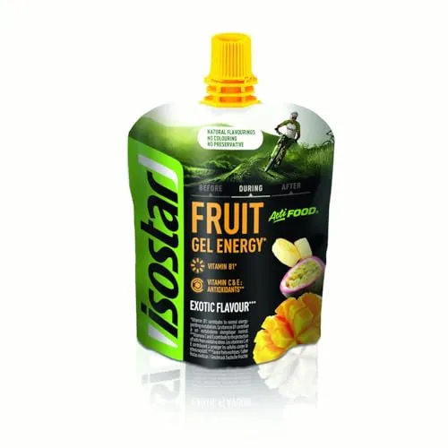 Isostar - Actifood Exotic Fruits - Energy Gel, Kohlenhydrate und Vitamine - Energieversorgung - 199482
