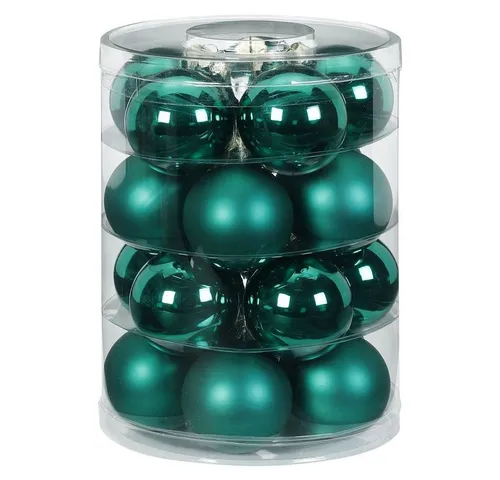 MAGIC by Inge Christbaumschmuck, Weihnachtskugeln Glas 6cm, 20 Stück