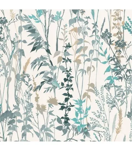 Erismann Vliestapete Casual Chic Floral 1025818/10258-19 in türkis von Erismann
