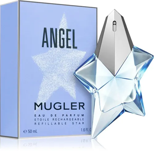 Mugler Eau de Parfum Angel Refillable EDP 50ML - Damendüfte, luxuriöser Duft mit nachfüllbarem Flakon für nachhaltigen Genuss