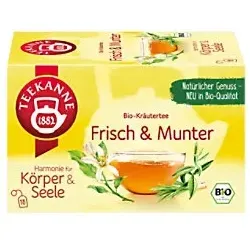 Teekanne Frisch & Munter Kräutertee 18 Beutel von Teekanne