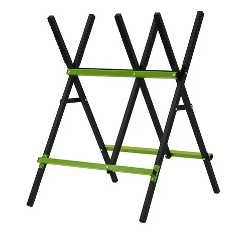 TRUTZHOLM Holzsägebock klappbar - 100 kg Traglast, 3-fach verstellbar - Werkstatteinrichtung mit pulverbeschichtetem Stahl, ideal für präzises Holzsägen. Ergonomisch und klappbar für einfachen Transport und platzsparende Aufbewahrung.