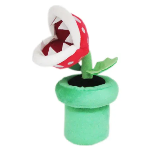 Sherwood Super Mario Bros Piranha-Pflanze Plüschtier 22 cm - Kuscheltiere aus dem Nintendo-Universum, ca. 22 cm groß und ideal für kreative Abenteuer mit Mario & Friends.