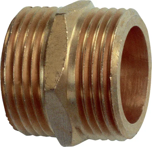 Meister Cornat Messing Doppelnippel Beidseitig AG 1