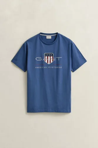 Gant T-Shirt mit Grafikprint - Stylisches T-Shirt im Regular Fit mit Rundhalsausschnitt und kurzen Ärmeln. Der auffällige Gant-Grafikprint auf der Brust sorgt für einen modernen Look. Ideal für jeden Tag.