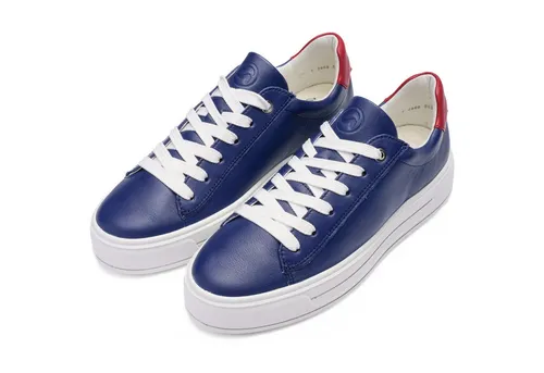 Ara CANBERRA Plateausneaker in Blau 38 EU – Komfortweite G - Sportlicher Plateausneaker mit atmungsaktivem Obermaterial und gepolsterter Innensohle für optimalen Tragekomfort. Ideal für entspannte Freizeitlooks!