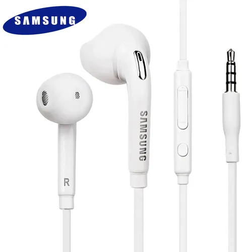 Produktbild Original Samsung Kopfhörer In-Ear Fit Headphones Headset 3,5mm Klinke in Weiss