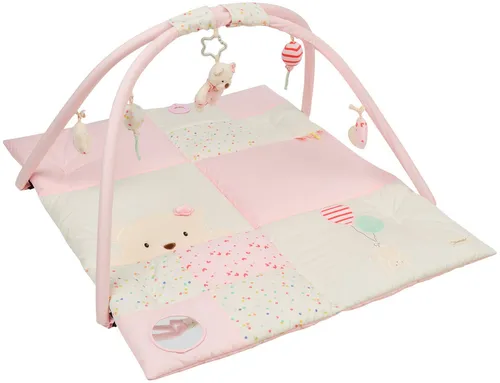 Sterntaler Spielbogen Bär Betty – Vielseitiger Spielbogen für Babys - Der Sterntaler Spielbogen Bär Betty in zartem Rosa fördert die Sinne Ihres Babys von Geburt an. Mit abnehmbaren Spielteilen wie Beißring, Rassel und Spiegel bietet er spielerische Abwechslung und ist pflegeleicht.