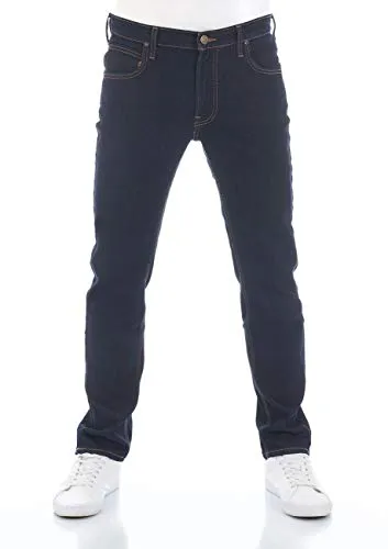 LEE Jeans Herren Stretch Regular Fit Daren - Bequeme Regular Fit Jeanshose aus hochwertigem Baumwoll-Mischgewebe mit Stretchanteil für optimale Bewegungsfreiheit. Ideal für den Alltag, in modischem Rinse Blue.