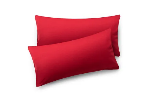 Blumtal Kissenbezug Premium Jersey 2er Set, Oeko-Tex Zertifiziert, (2 Stück), 100% Baumwolle