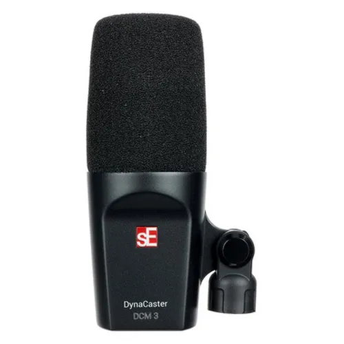 SE Electronics DynaCaster DCM 3 Mikrofon - Dynamisches Studio-Mikrofon mit integrierten Pop-Filter; ideal für Sprache und Gesang; hervorragende Klangqualität und Richtcharakteristik: Niere.