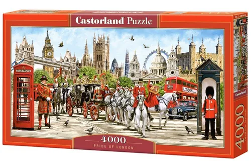 Puzzle 4000 Teile Pride of London von Castor
