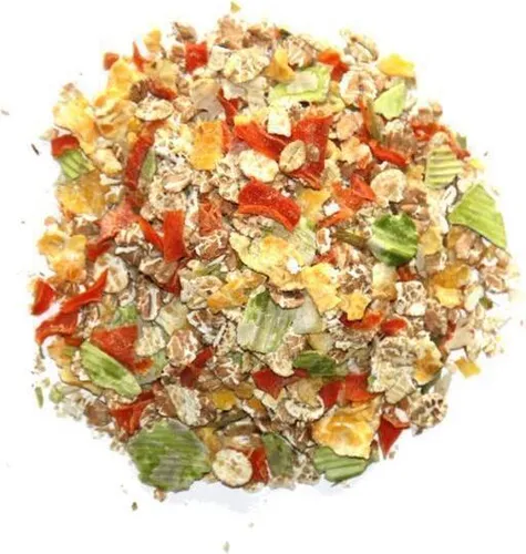 Lunderland Mixflocke mit 30% Gemüseanteil - BARF Zusatz 10kg - Tiergesundheit: Gesunde Mixflocken mit 30% Gemüse für eine ausgewogene Rohfleischfütterung, einfach zuzubereiten und ideal für Hunde und Katzen.