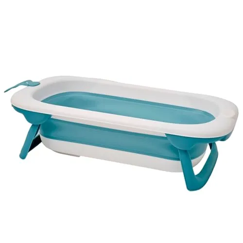 Thermobaby Zusammenklappbare Babybadewanne BALNEA – Ultrakompakt und Praktisch