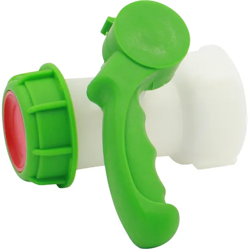 Klappenhahn GRAF für IBC Tank 62 mm - Wasserspeicher & Regentonnen, langlebiges Kunststoff-Ablaufventil für einfache Handhabung und zuverlässige Wasserentnahme.