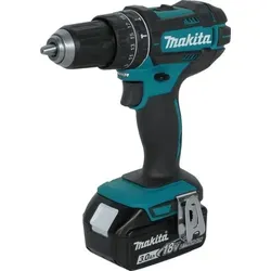 Makita DHP482RFJ 18 V Schlagbohrmaschine/Schrauber - mit 2 Akkus und Ladegerät - In Mbox