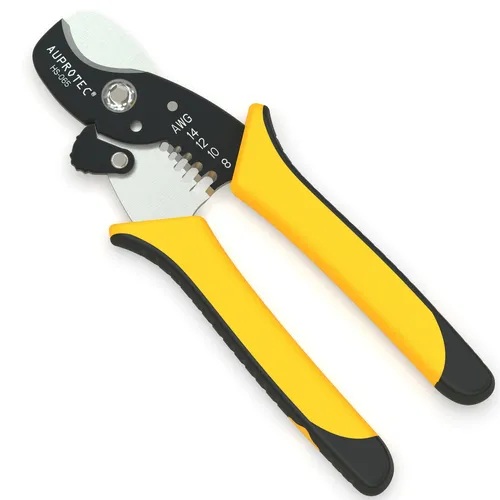 Kabelschere bis 35mm² Kabelschneider Kabelzange mit Abisolierzange 2,5-10mm²