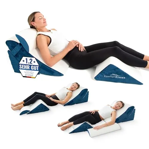 Keilkissen 4-teiliges Ergonomisches Kissen-Set | 12-in-1 Multifunktion