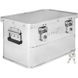 Trucky Allzweckkiste Aluminium Box mit Deckel in silber von Trucky