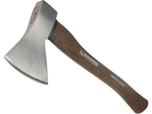 Roughneck Spaltaxt Beil Handaxt 1,0 kg mit Hickory Holzgriff Retro Axt Spalthamm