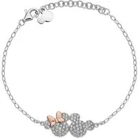 Disney Mädchen-Armband 925er Silber mit Zirkonia von Disney