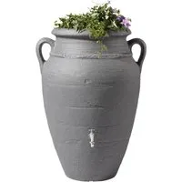 Garantia Antik Amphore Regentonne 360 l - Regentonne im eleganten Amphoren-Design, 360 l Fassungsvermögen, ideal zur Regenwassernutzung und Verschönerung Ihres Gartens.