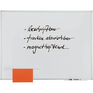 Franken Whiteboard X-tra!Line SC3205, 180x120cm - Präsentation: Hochwertiges emailliertes Whiteboard mit Aluminiumrahmen, ideal für Schulen und Büros, leicht zu reinigen und langlebig.